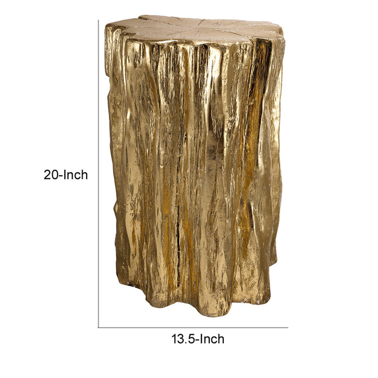 Millwood Pines Ashantis Tree Stump End Table Wayfair Canada